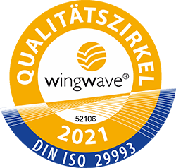 WingWave Qualit&auml;tszirkel 2021 (DIN ISO 29993)